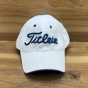 Titleist White Cap with Navy Logo